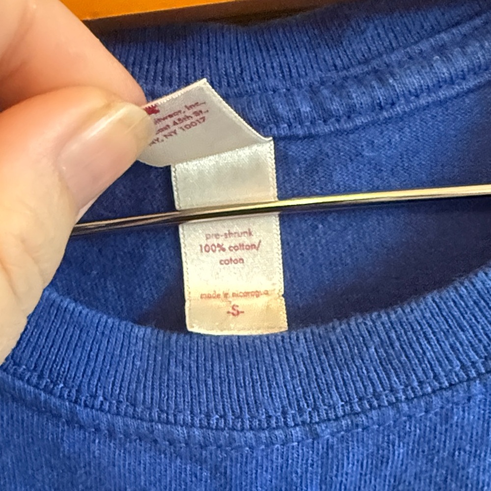 Anvil Blue Tee with Rhinestone F - Picture 7 of 8